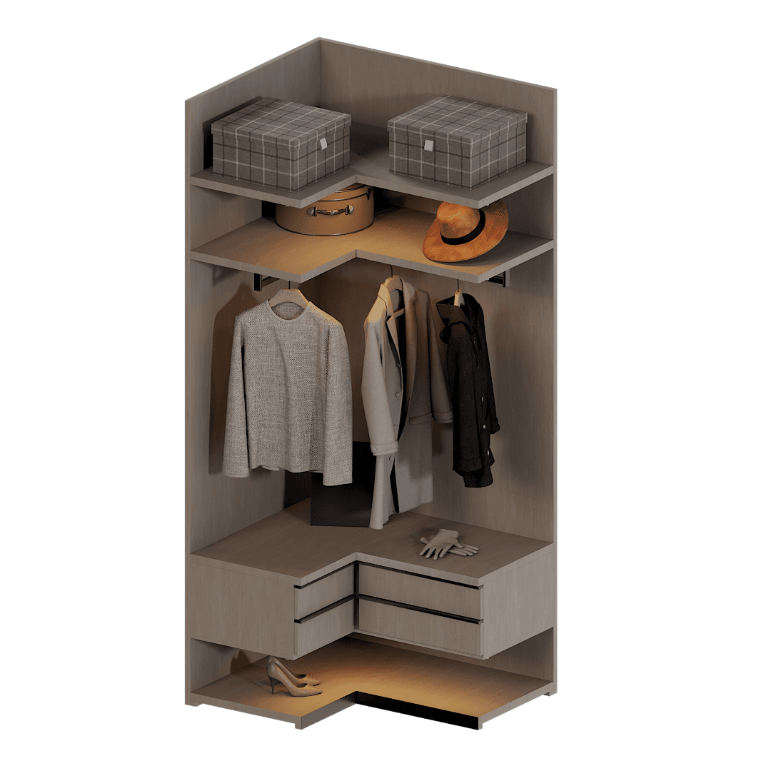 Módulo de canto - Closet