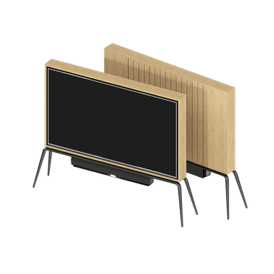 TV com suporte de piso