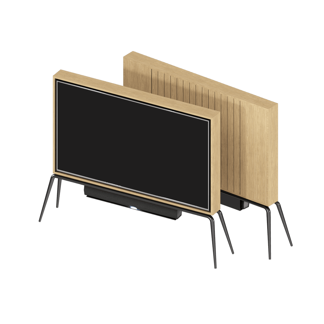 TV com suporte de piso